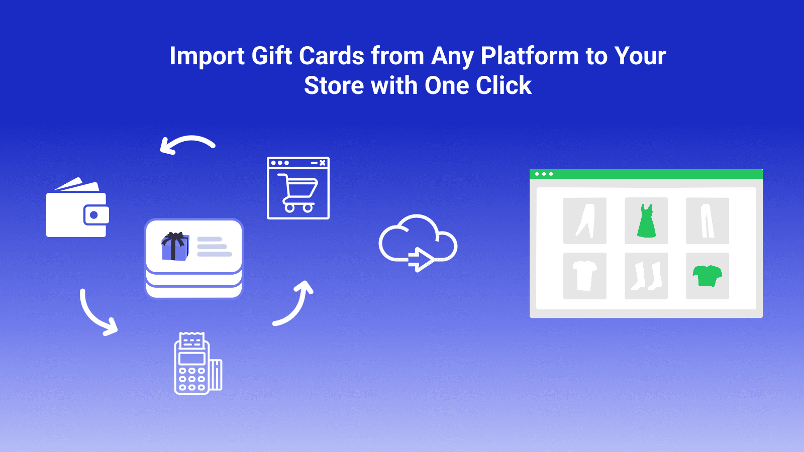Shopify gift card importer with CSV upload preview